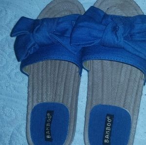 Sandals Jean material